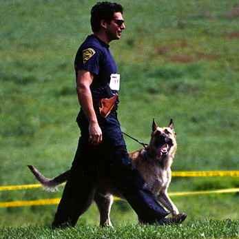 robert and K9 Robert Kornfeld & Luke